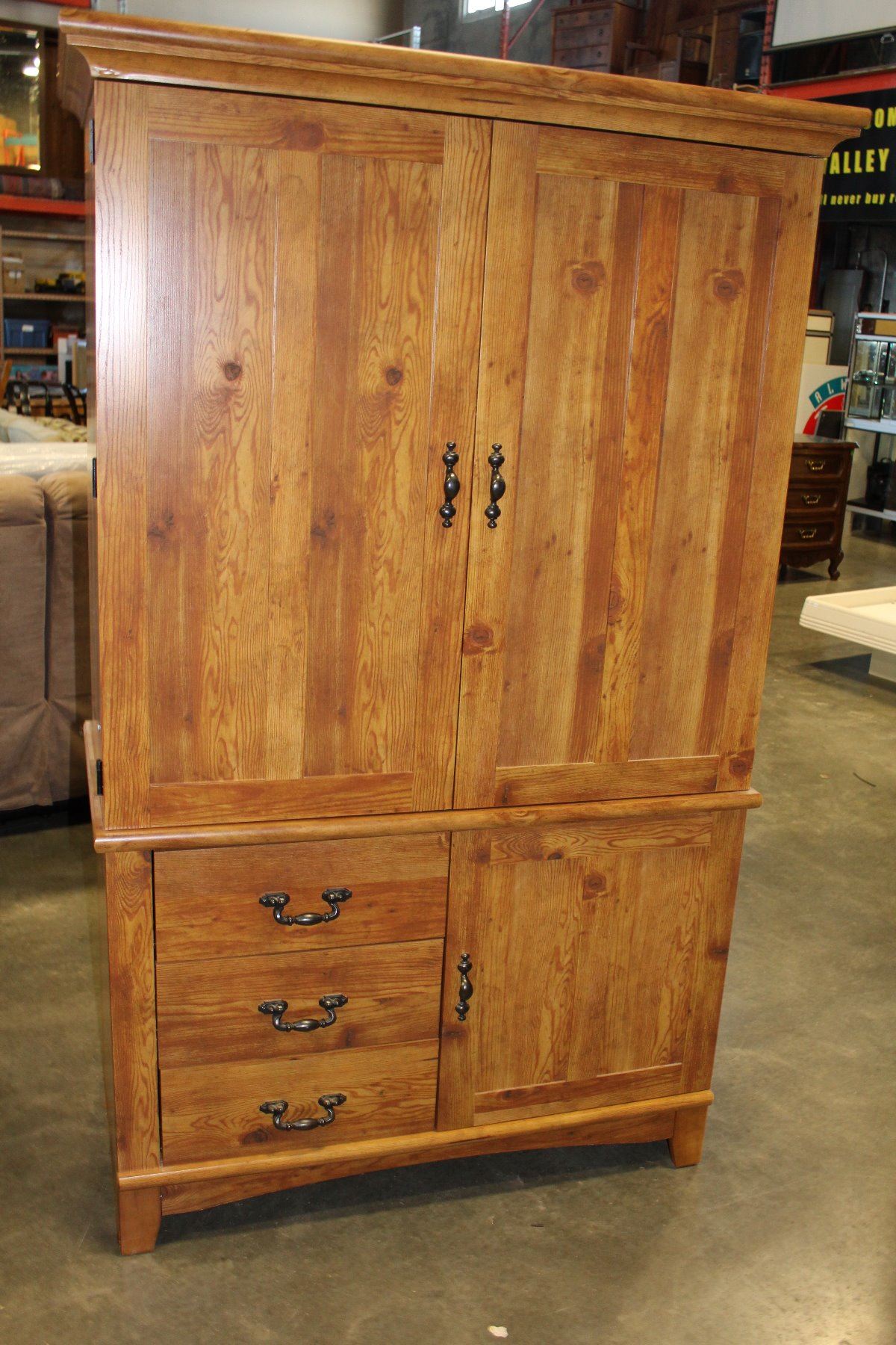 Wardrobe Rustic Large Kit LARGE RUSTIC PINE WARDROBE