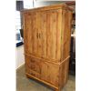 Image 2 : LARGE RUSTIC PINE WARDROBE