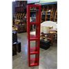 Image 1 : RED 6 CUBICLE BOOKSHELF