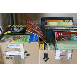 TWO BOXES OF CHILDRENS NOVELS