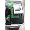 Image 1 : TOTE OF TOASTER OVEN AND ELECTRONICS