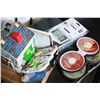 Image 1 : LOT OF PHONE ARMBANDS TUTOR CARDS AND HITACHI BREAD MAKER
