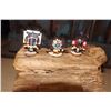Image 1 : 3 Mini Mask Kachina Dolls (KATSINA)