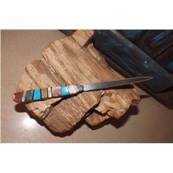 Zuni Inlay Letter Opener