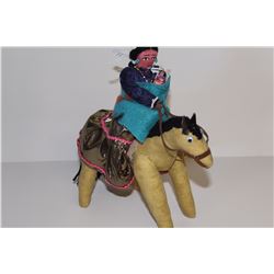 Navajo Story Teller on Horse