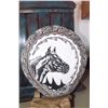 Image 1 : Acoma Etched Ceramic Horse Pot