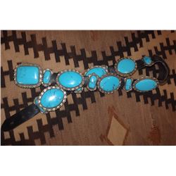 Dead Pawn Indian Navajo Made Concho Belt