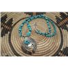 Image 1 : Beads With Silver Naja Pendent