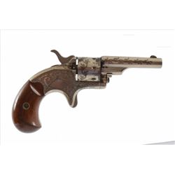 Engraved Colt Open Top .22 Revolver