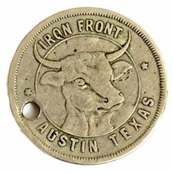Iron Front Saloon Austin Texas Token