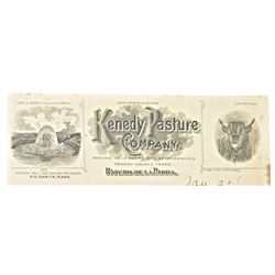 Kenedy Pasture Company Letter