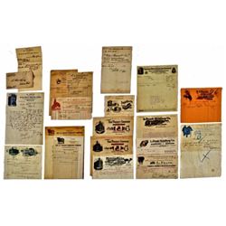 Saddle Shops Company Receipts