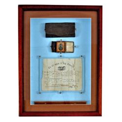 Civil War Discharge Document & Tin Type Photo