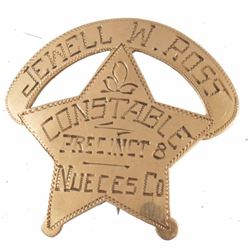 Nueces County Texas Constable Badge