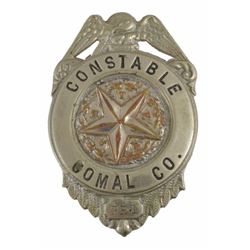 Comal County Texas Constable Badge