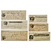 Image 1 : Six Antique Cattleman's Checks 1880s-1920s