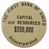Image 4 : The First Bank Of Chico Advertising Pocket Mirror