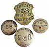 Image 1 : Collection of 4 Union Stock Yard Badges