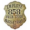 Image 2 : Collection of 4 Union Stock Yard Badges