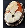 Image 2 : 14kt & Diamond Cameo