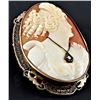 Image 3 : 14kt & Diamond Cameo