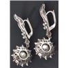 Image 2 : Diamond Pearl Earrings Set