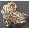 Image 1 : 14kt Yellow Gold & Diamond Ring