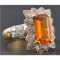 Ladies Gold Diamond Ring