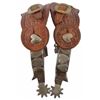 Image 1 : Contemporary Folk Art Heart Pattern Spurs