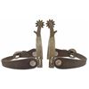 Image 1 : Crockett Edge Marked Silver Mounted Spurs