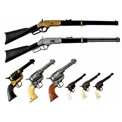 Collection of Miniature Guns Colts & Winchesters