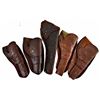 Image 1 : Collection of 5 Tooled Cowboy Design Holsters