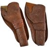 Image 4 : Collection of 5 Tooled Cowboy Design Holsters