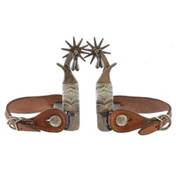 Unmarked Contemporary Maker Made Spurs
