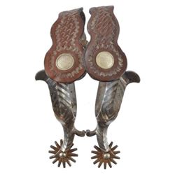 Vogt Cheyenne Split Heel Band Inlaid Spurs