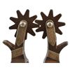 Image 3 : Crockett Renalde Marked Silver Mounted Spurs