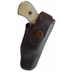 Antique Drop Trigger Revolver with Pearl Grips