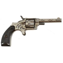 Engraved Blue Jacket 1 1/2 .22 Revolver