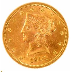 1906 U.S. $10 Gold Coin