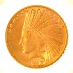 1910 U.S. $10 Indian Head Gold Coin