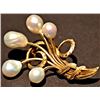 Image 1 : Signed 14k Mikimoto Pearl Brooch/Pin