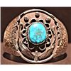 Image 2 : Sterling Silver & Turquoise Indian Bracelet
