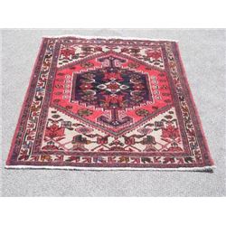 FINELY KNOTTED DELICATE PERSIAN HAMADAN 3.7 X 4.8