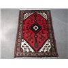 Image 2 : Charming Handmade High Quality Hamedan Rug 4.5 x 3.3