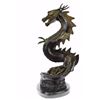 Image 4 : Dragon Bronze Sculpture on Marble Base