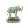 Image 7 : Green Patina Marius Elephant Bronze Sculpture