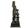 Image 10 : Nefertiti Next To A Pillar Bronze Sculpture on Marble Base