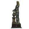 Image 7 : Nefertiti Next To A Pillar Bronze Sculpture on Marble Base