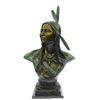 Image 1 : Native Indian Chief Bronze Bust Sculpture