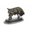 Image 5 : Stock Market Bull Bronze Sculpture on marble base